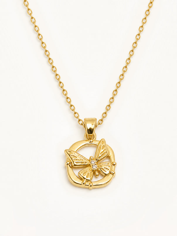 Butterfly Pendant Necklace