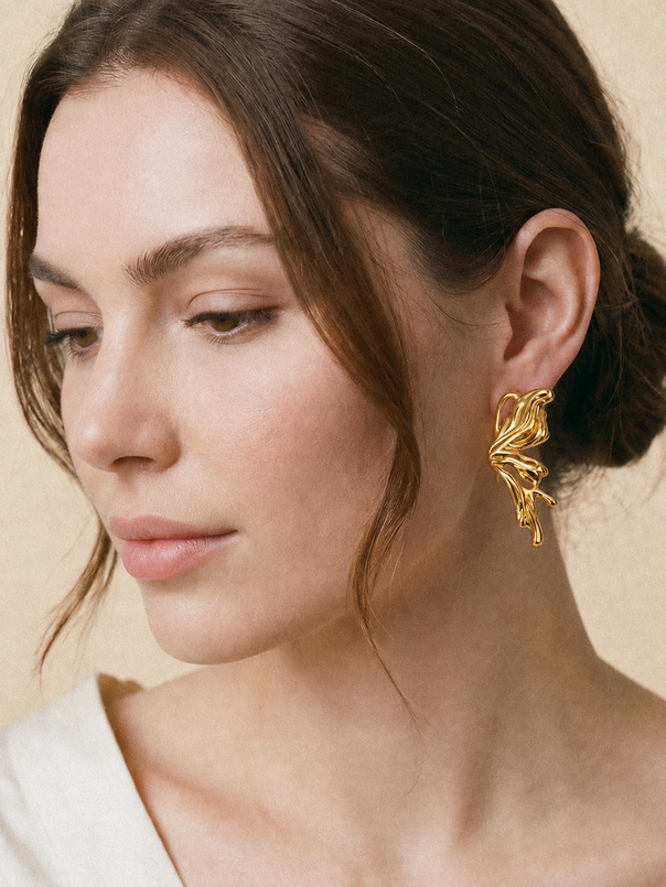 Butterfly Statement Earrings
