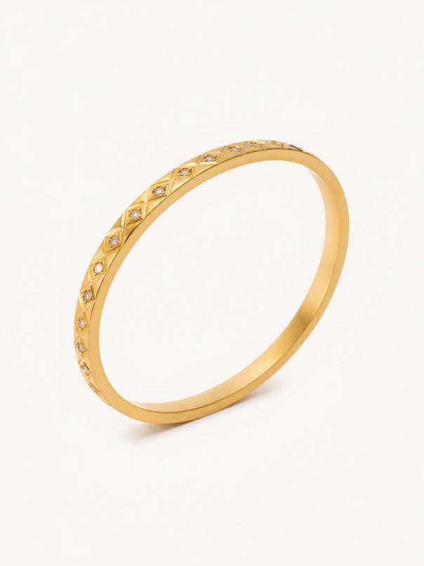 Crystal Accent Bangle
