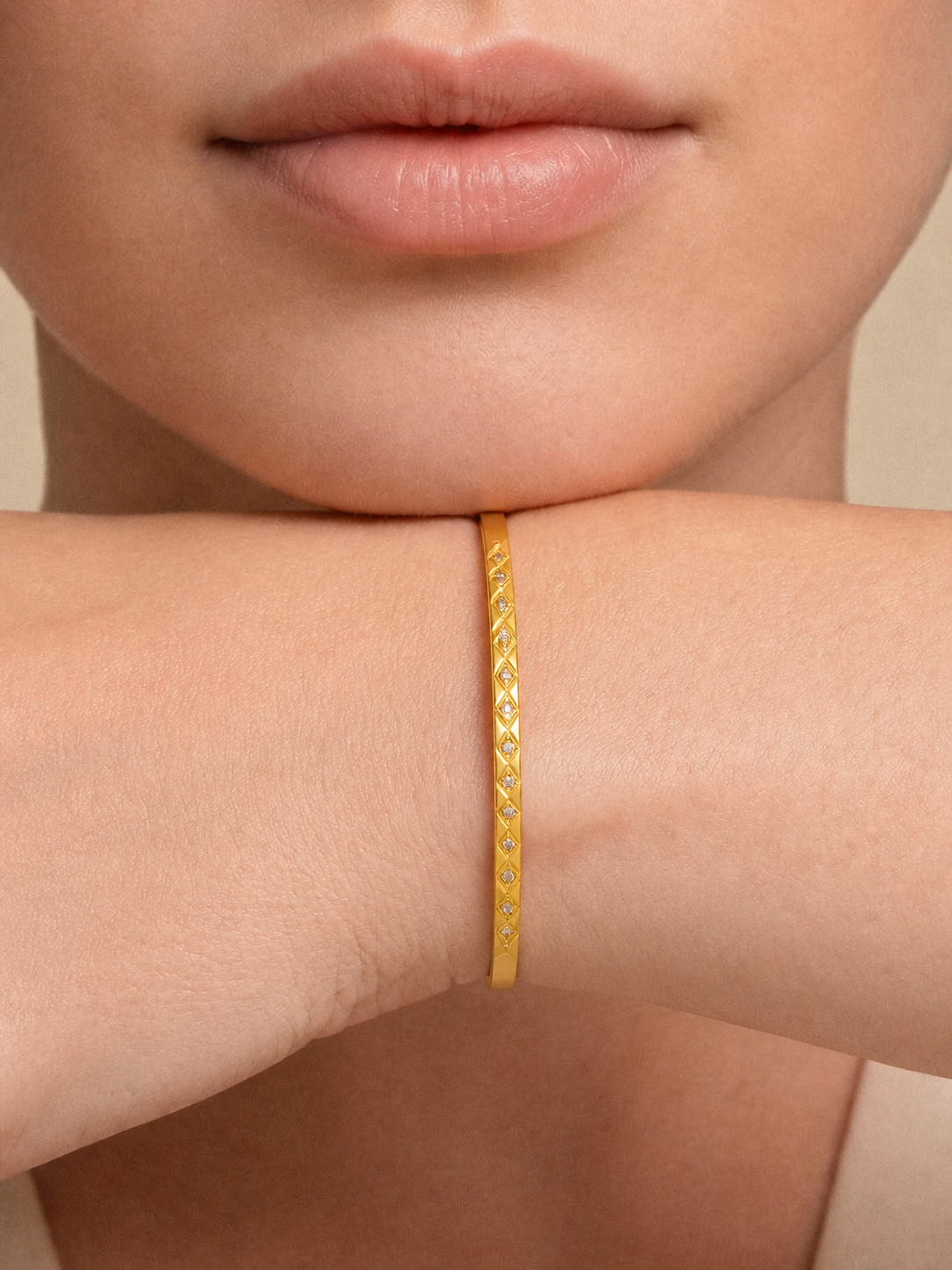 Crystal Accent Bangle