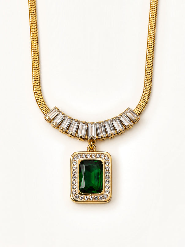 Crystal Moon Necklace
