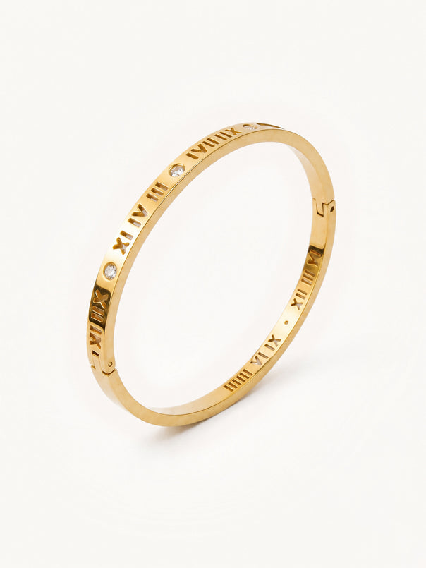Roman Numeral Bangle