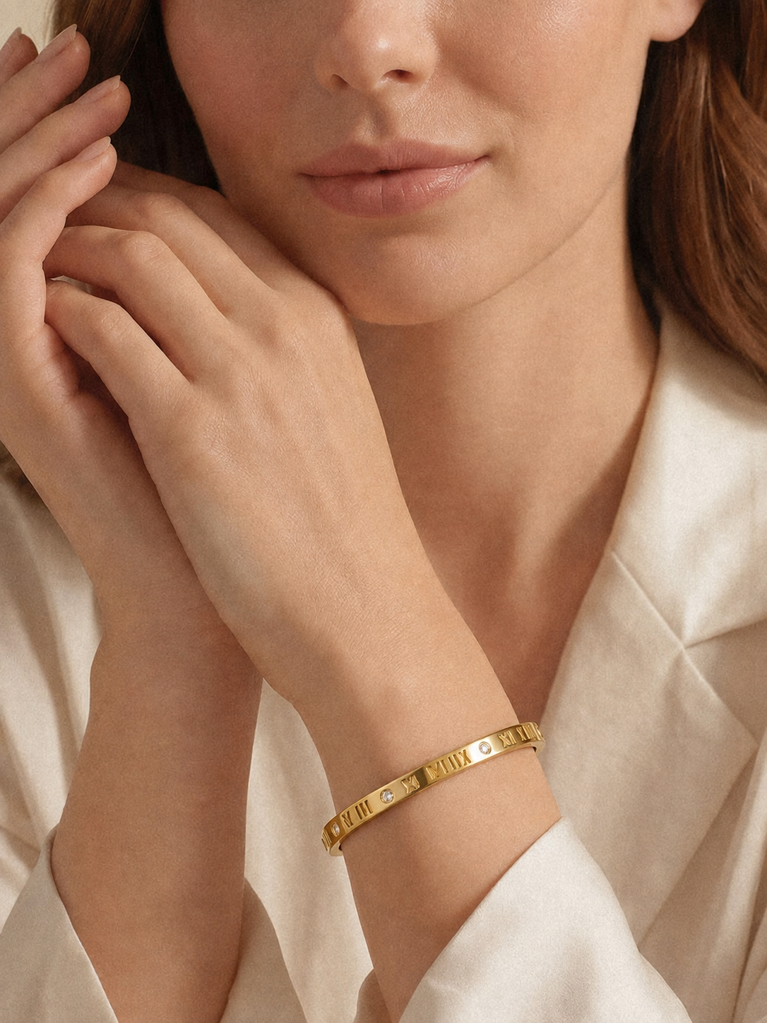 Roman Numeral Bangle