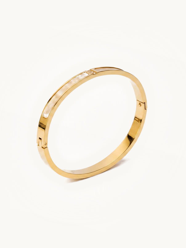 Shell Inlay Bangle