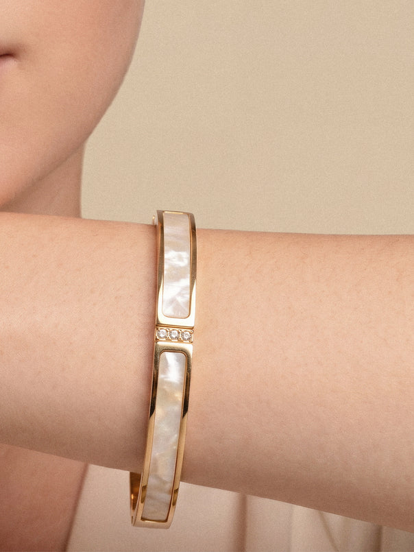 Shell Inlay Bangle