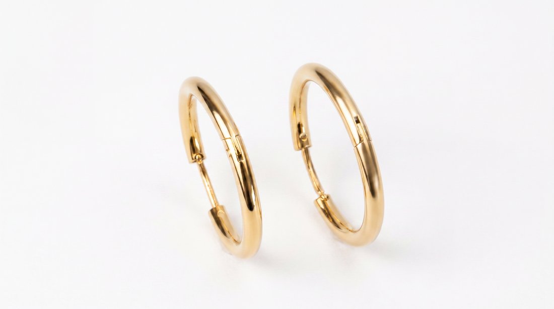 Thin Gold Hoops