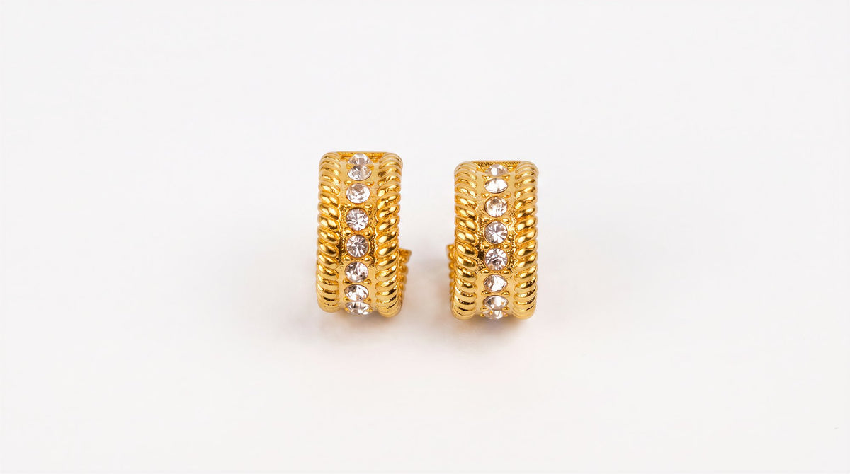 Crystal Bar Studs