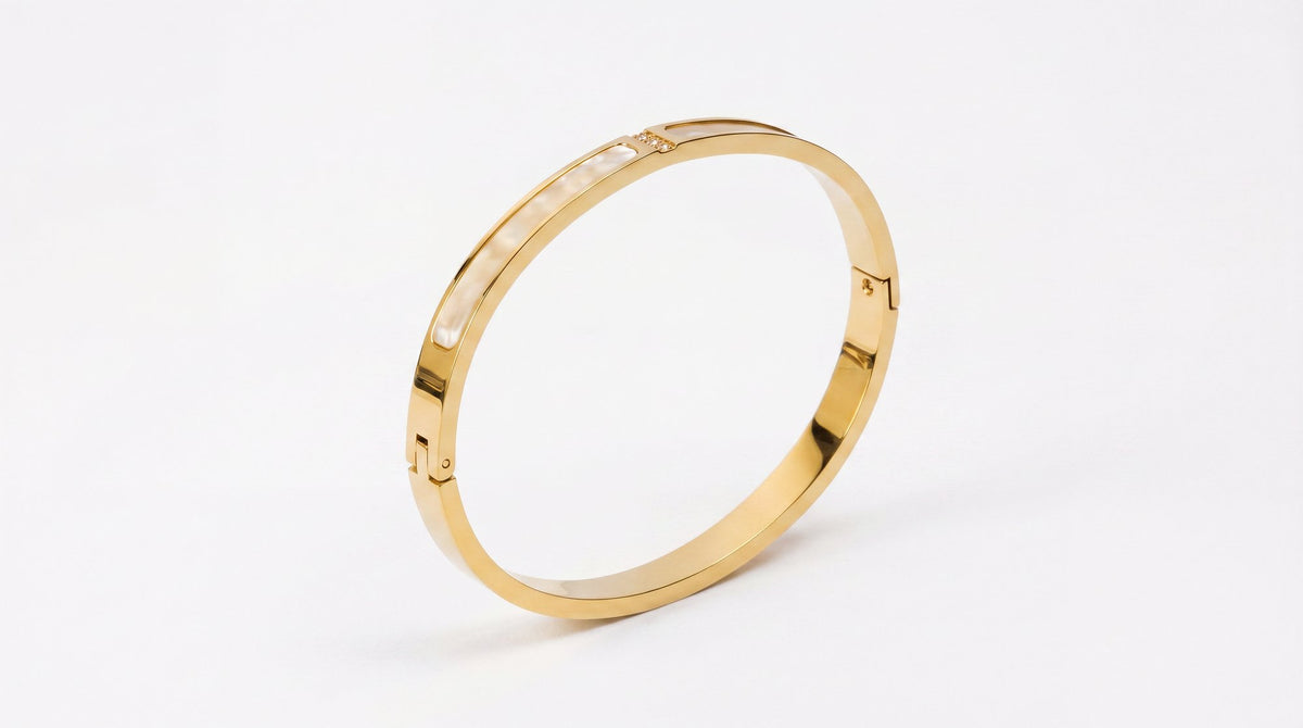 Shell Inlay Bangle