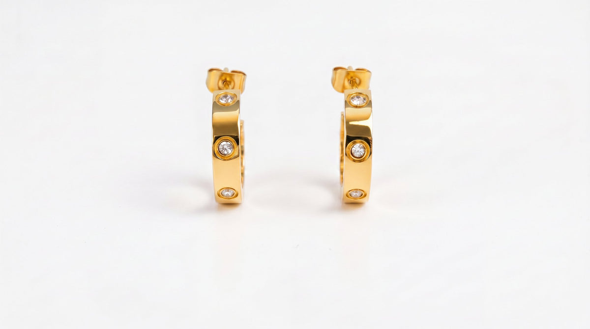 Crystal Line Studs