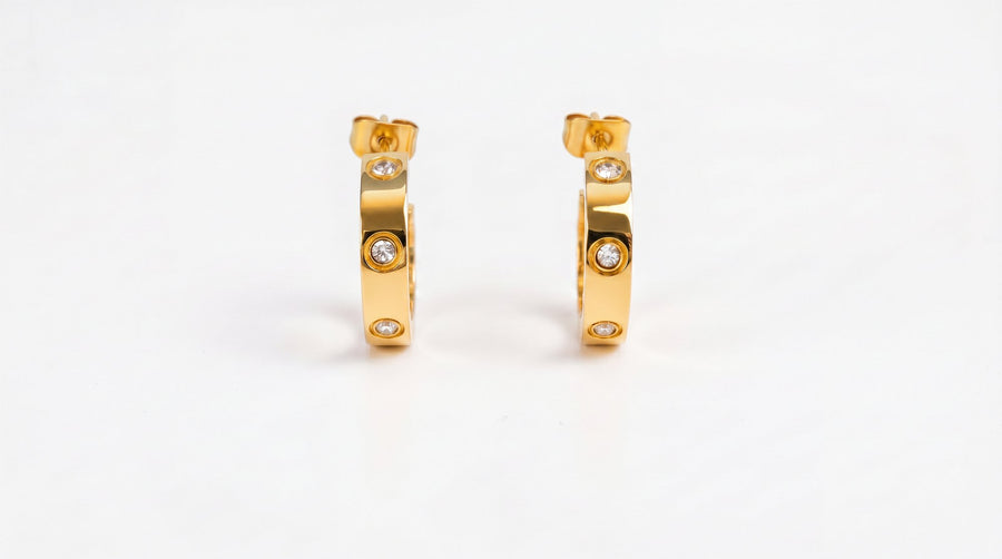 Crystal Line Studs