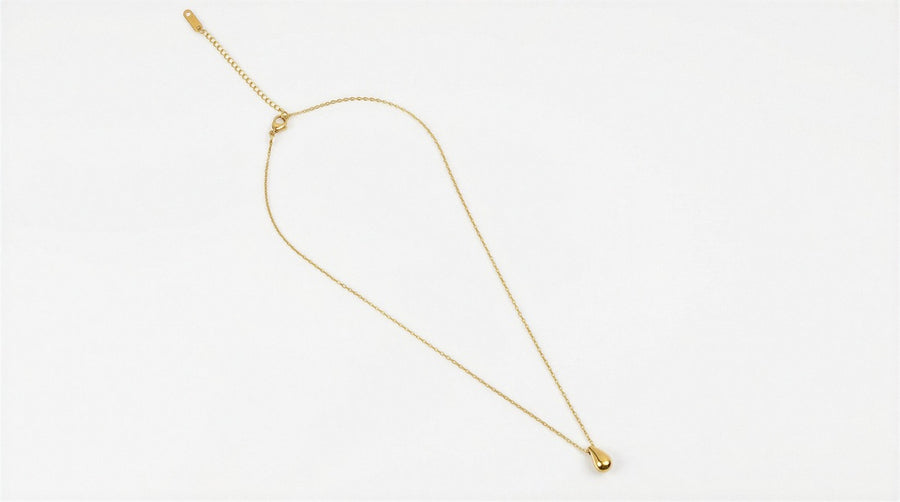 Gold Bar Pendant Necklace
