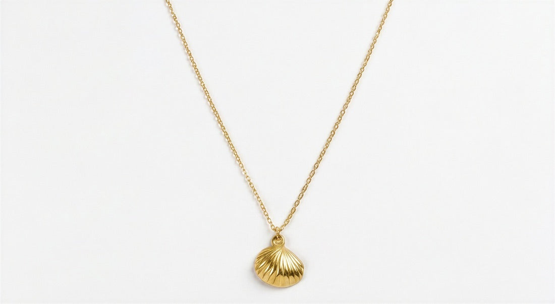 Golden Seashell Necklace
