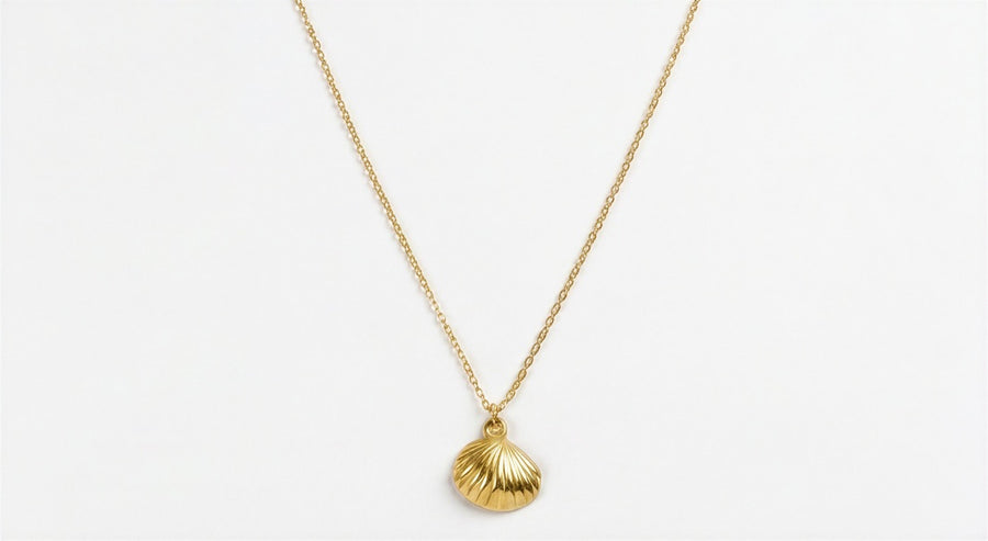 Golden Seashell Necklace