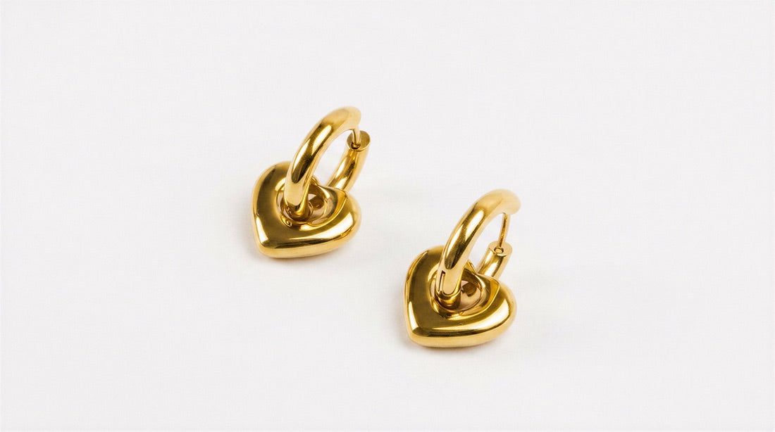 Heart Hoop Earrings