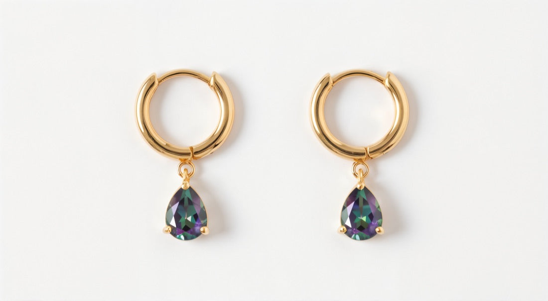 Crystal Hoop Earrings