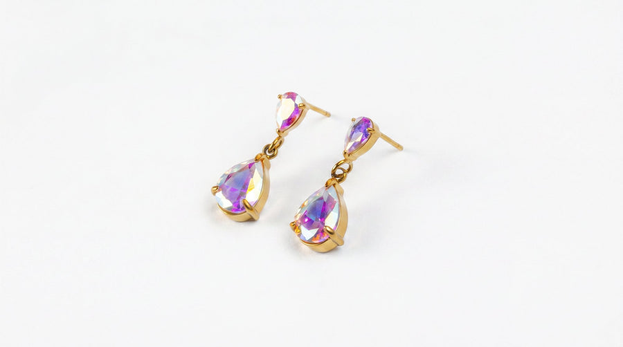 Crystal Drop Studs I