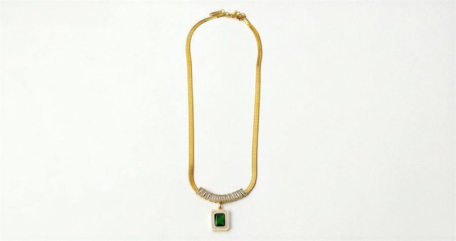 Crystal Moon Necklace