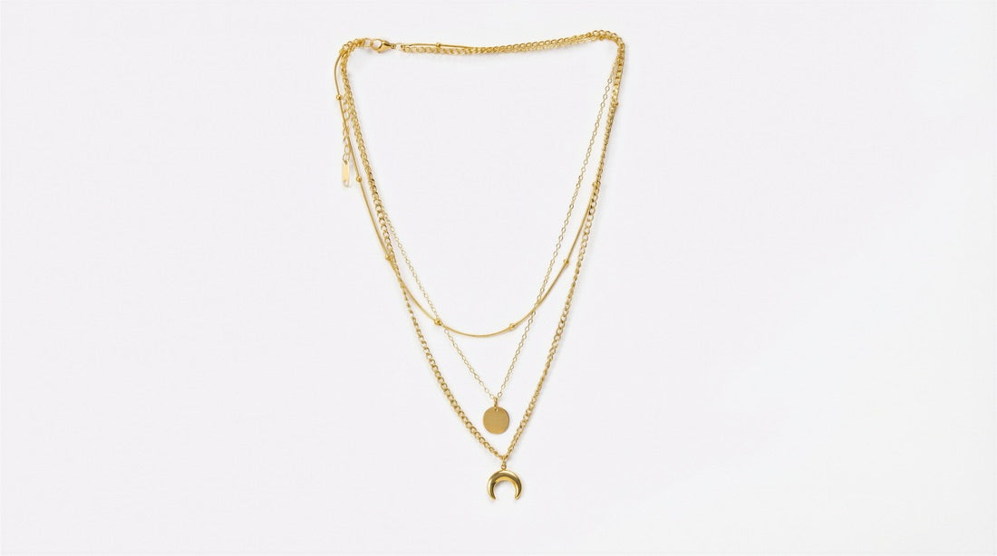 Crescent & Star Necklace