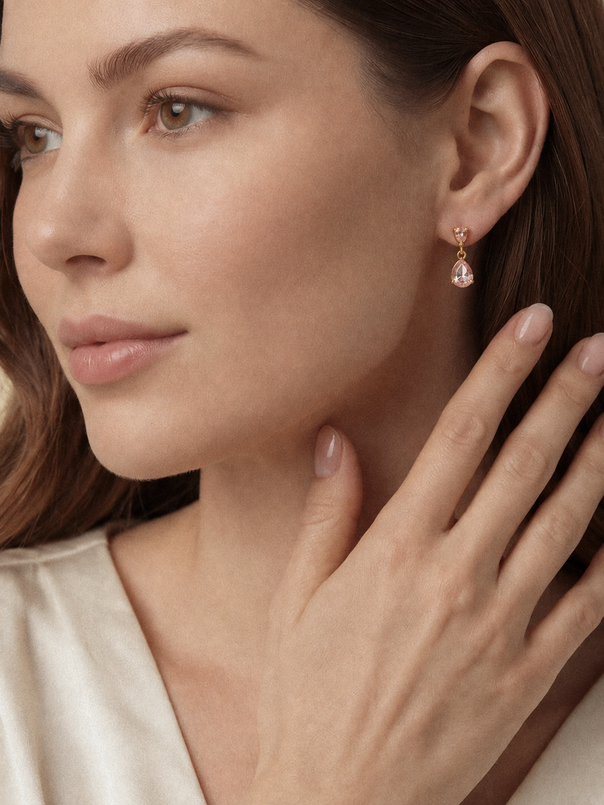 Crystal Drop Studs III