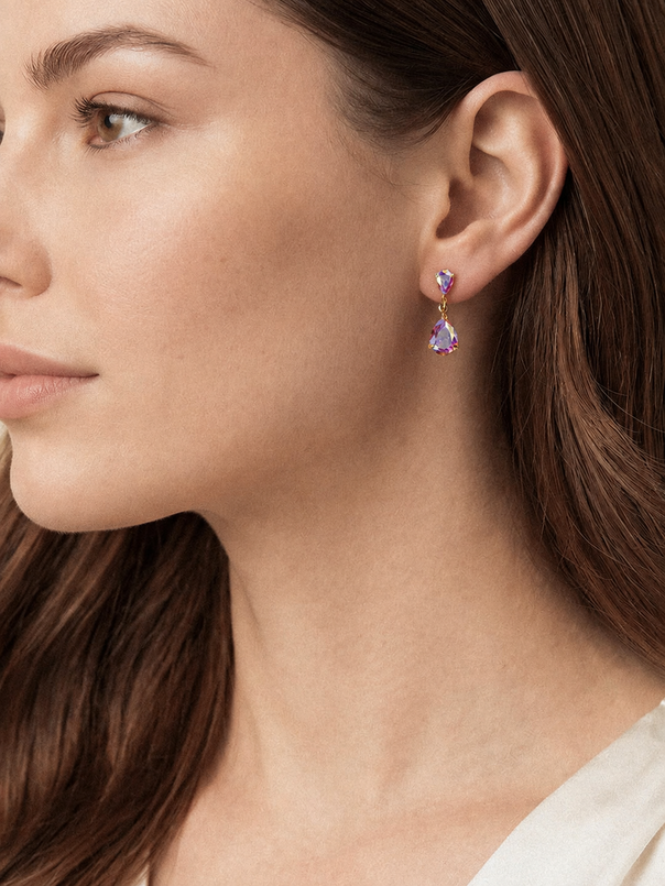 Crystal Drop Studs I
