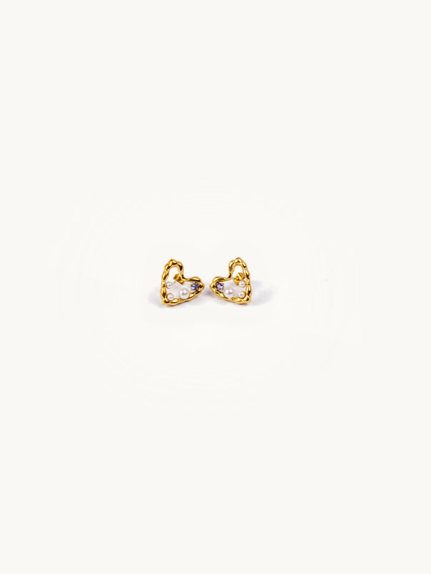 Crystal Heart Earrings