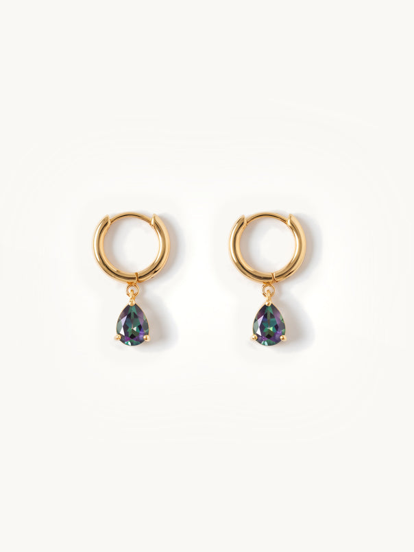 Crystal Hoop Earrings