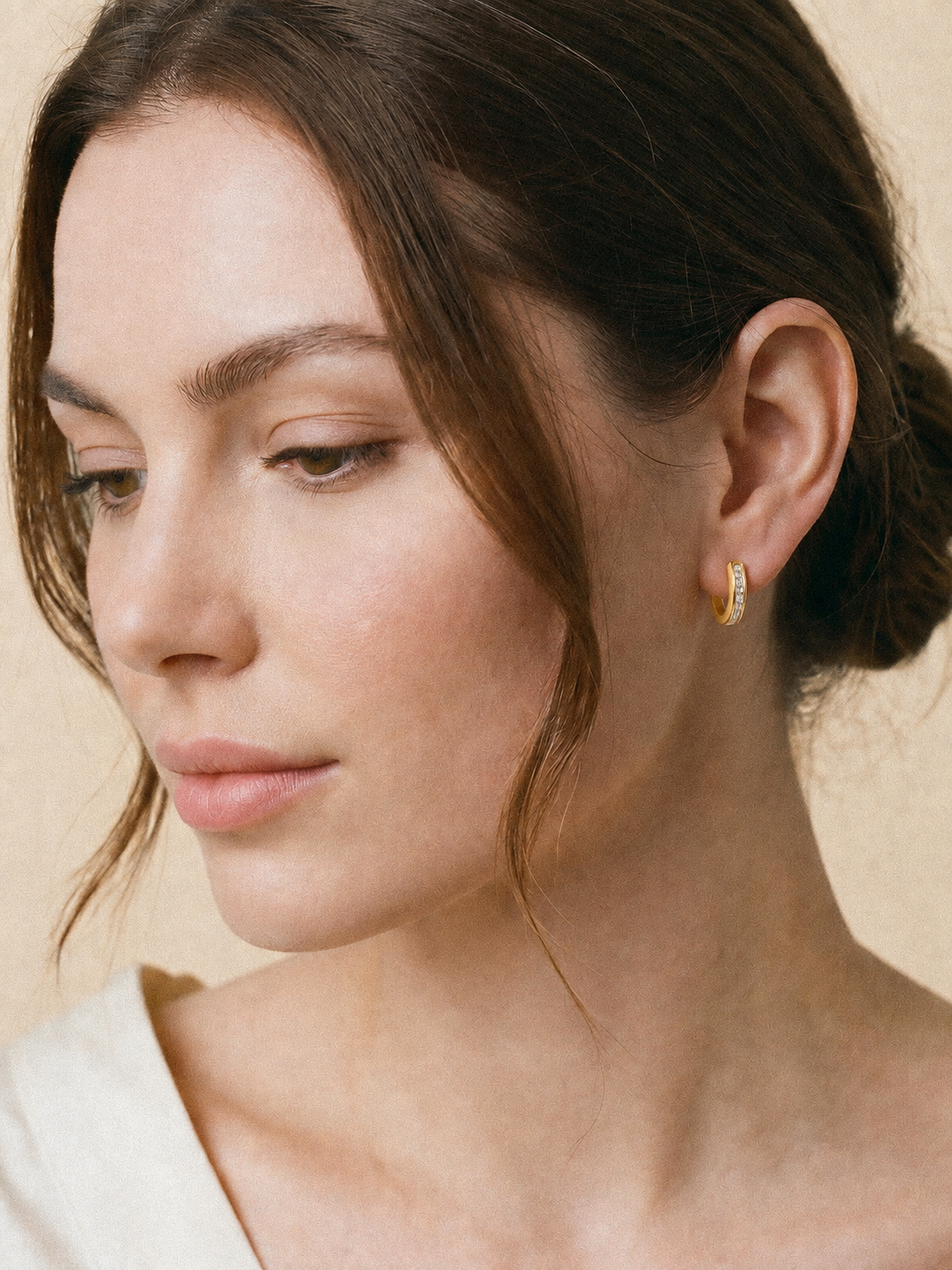 Crystal Leaf Earrings