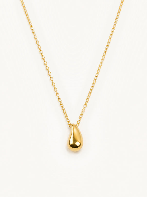 Gold Bar Pendant Necklace