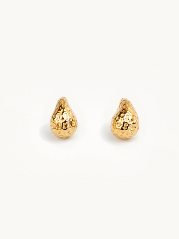 Golden Teardrop Earrings