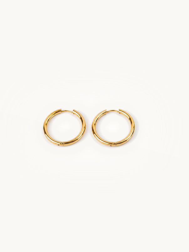 Thin Gold Hoops