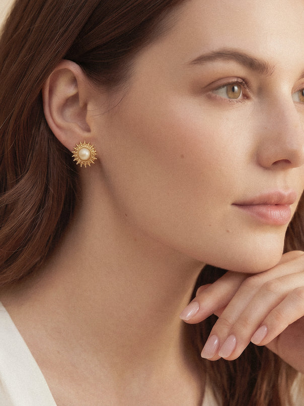 Pearl Cluster Studs