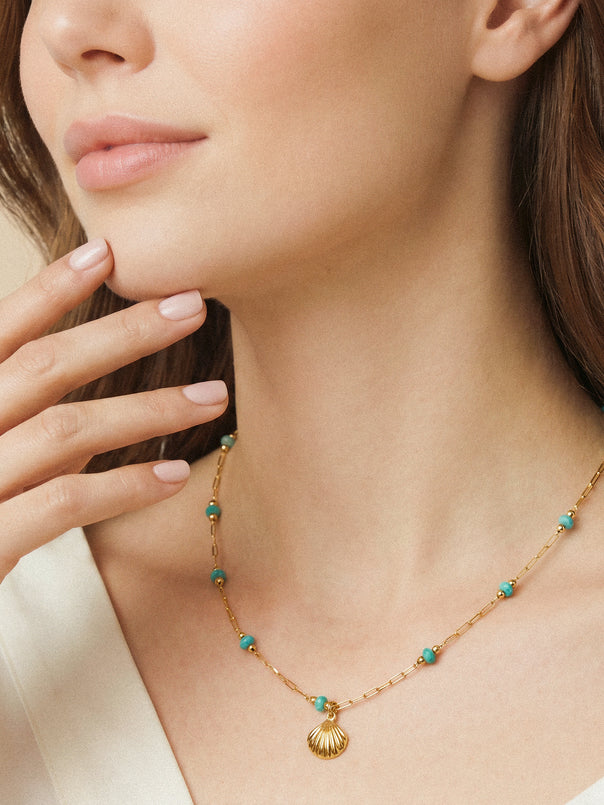 Seashell Beaded Necklace