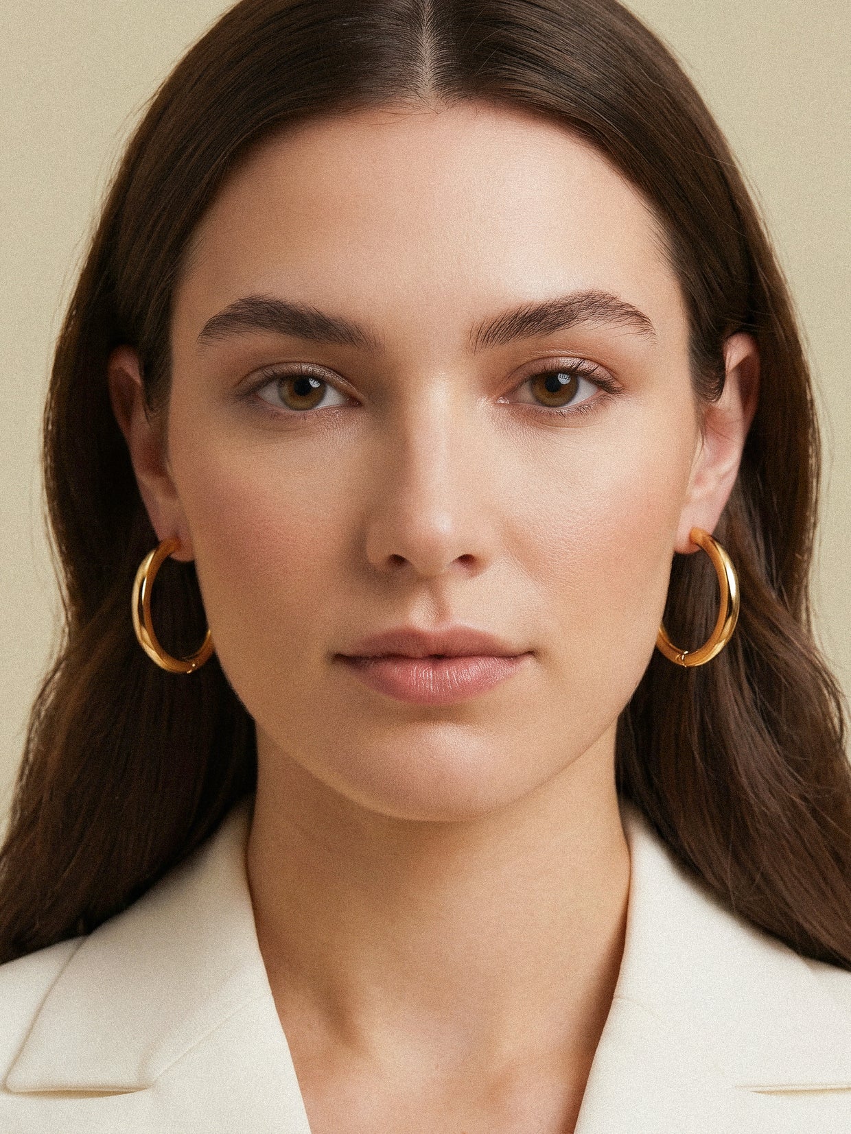 Thin Gold Hoops